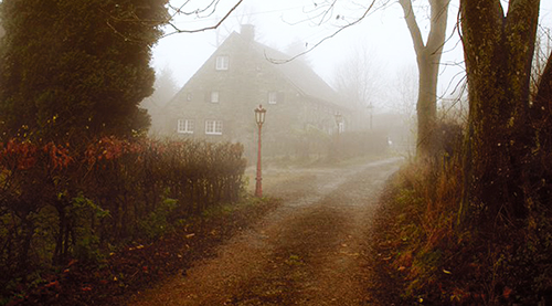 'le randonneur' in the fog, autumn 2008.